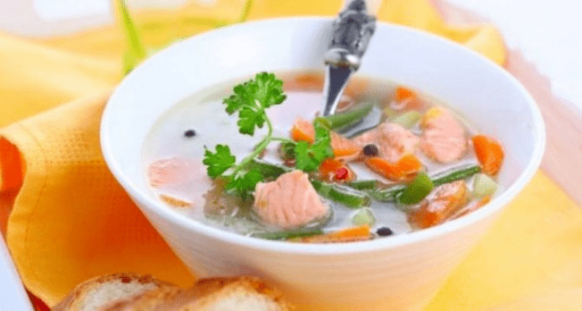 Protein diyetinde balık çorbası